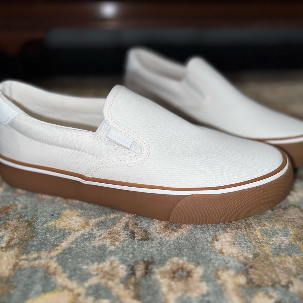 Lugz Men’s White Slip-On Sneakers